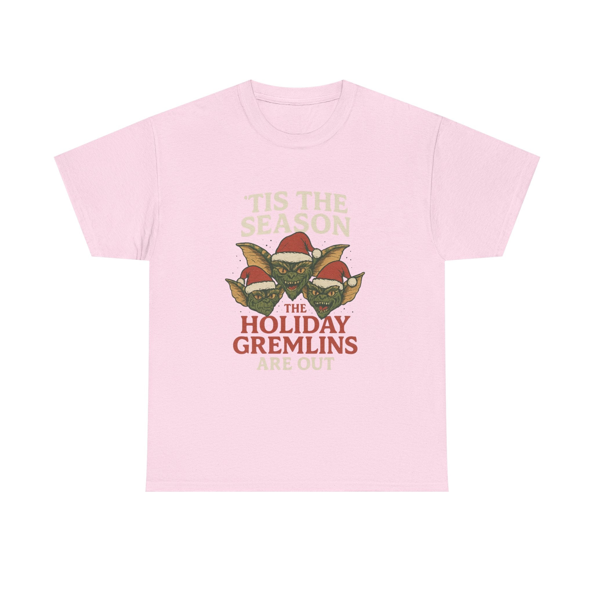 Holiday Gremlins Unisex Tee | Festive Cotton Shirt, Christmas Gift, Funny Holiday Apparel, Seasonal Wear, Unisex T-shirt