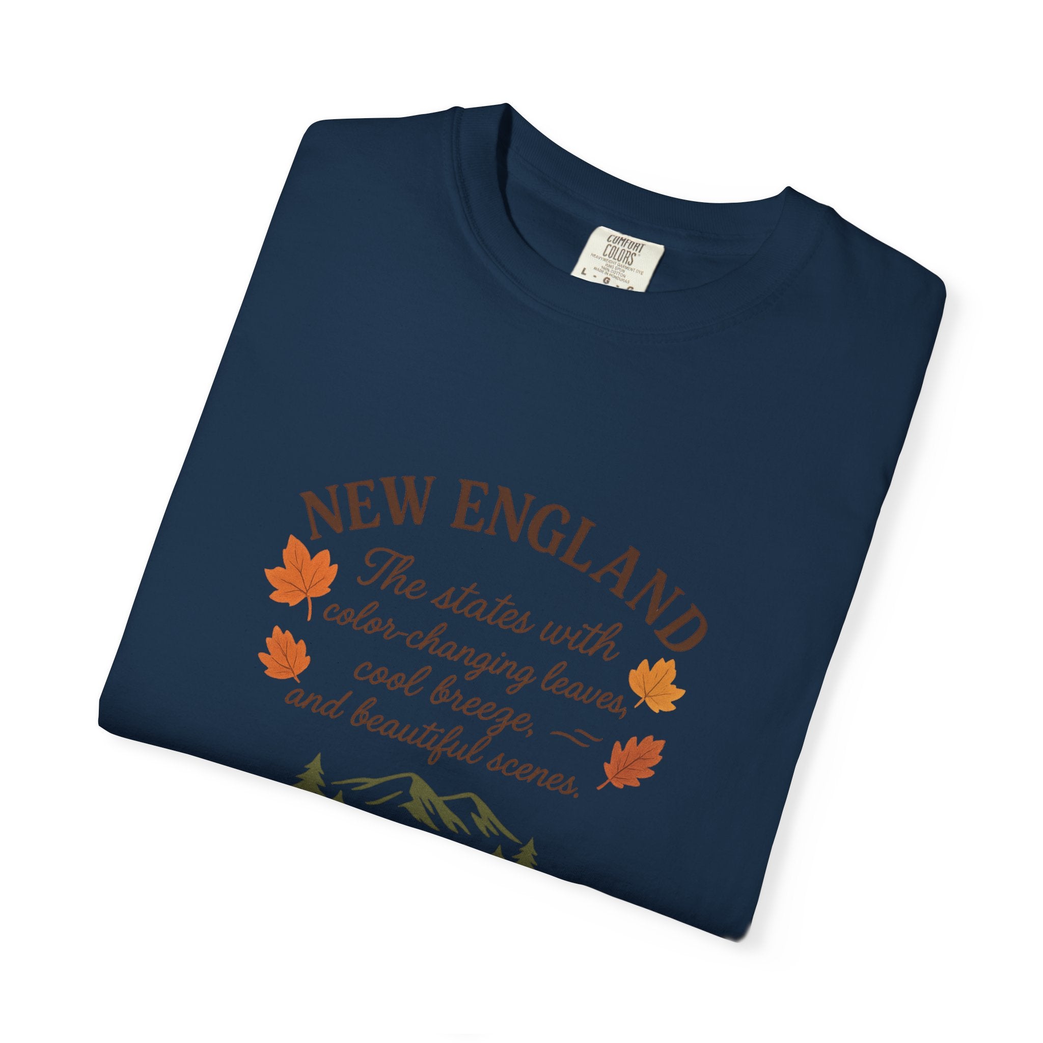 New England Nature Tee, Fall Vibes Shirt, Unisex T-Shirt, Outdoor Adventure Apparel, Gift for Nature Lovers, Autumn Fashion