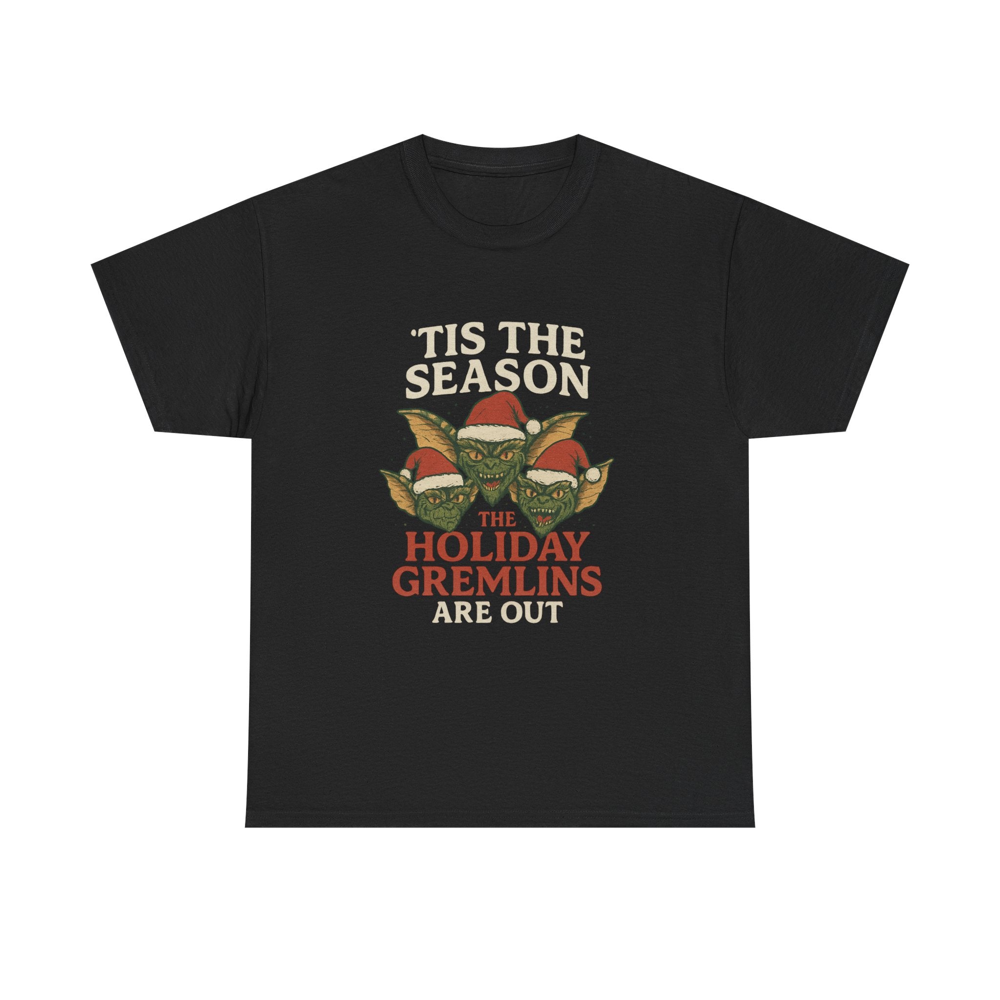 Holiday Gremlins Unisex Tee | Festive Cotton Shirt, Christmas Gift, Funny Holiday Apparel, Seasonal Wear, Unisex T-shirt