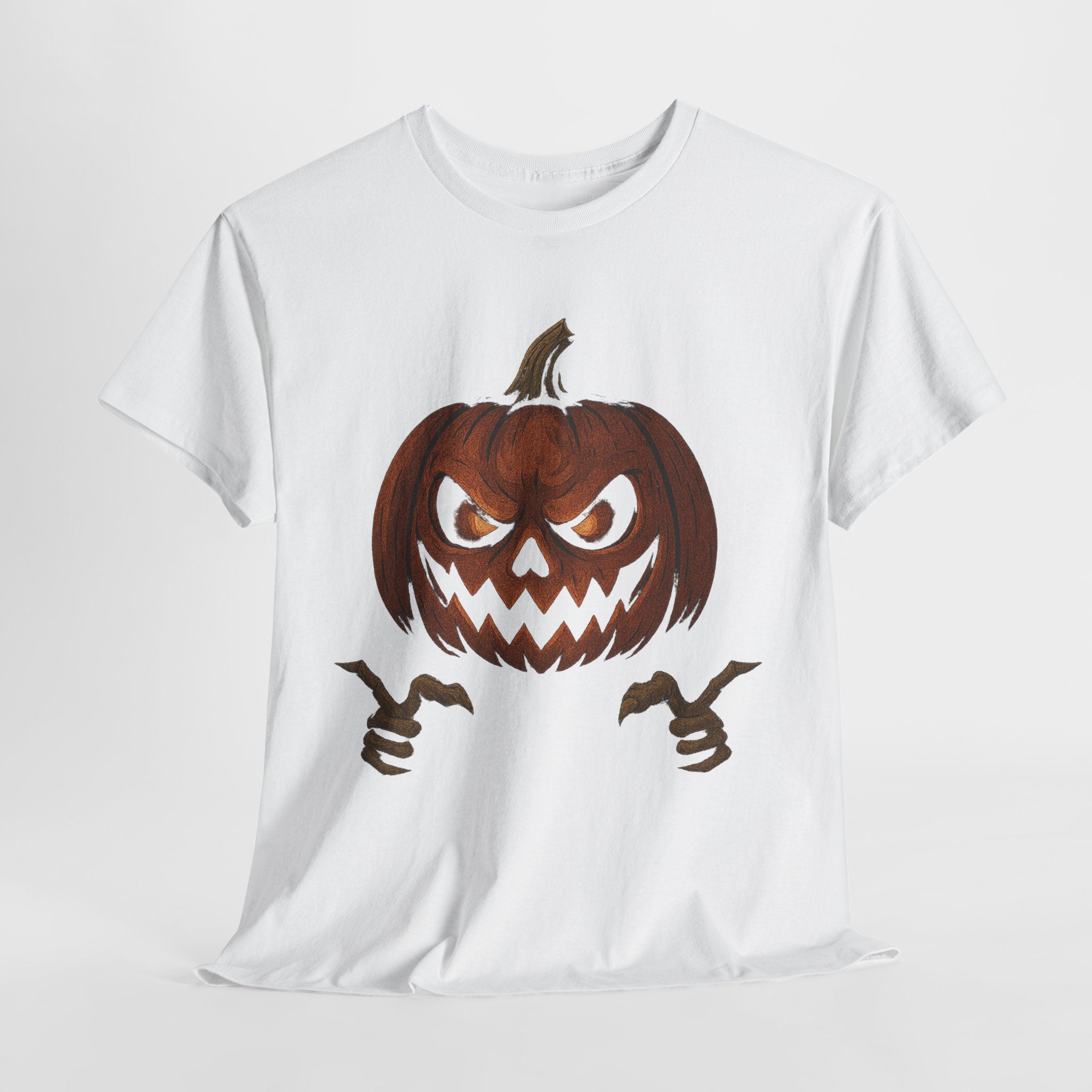 Spooky Pumpkin Tee, Halloween Shirt, Unisex Cotton T-Shirt, Fall Fashion, Halloween Costume