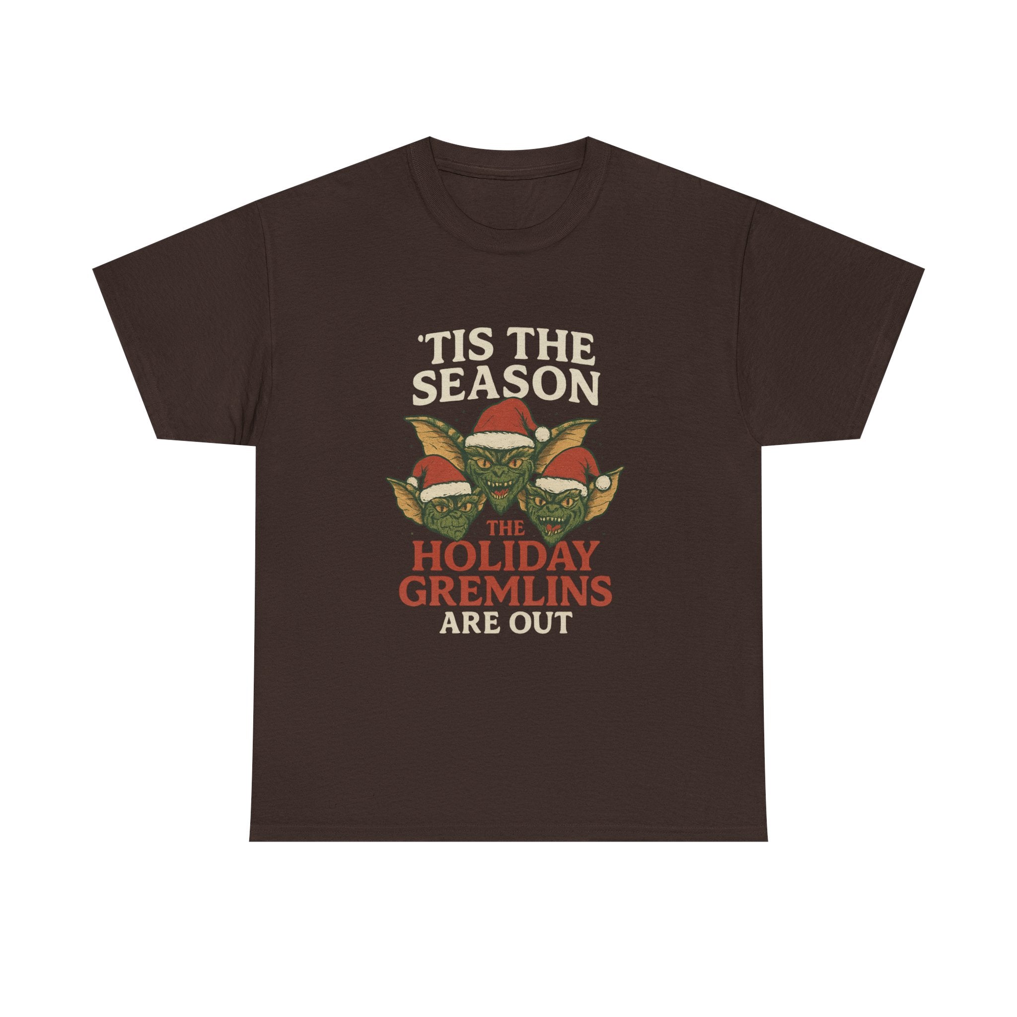 Holiday Gremlins Unisex Tee | Festive Cotton Shirt, Christmas Gift, Funny Holiday Apparel, Seasonal Wear, Unisex T-shirt