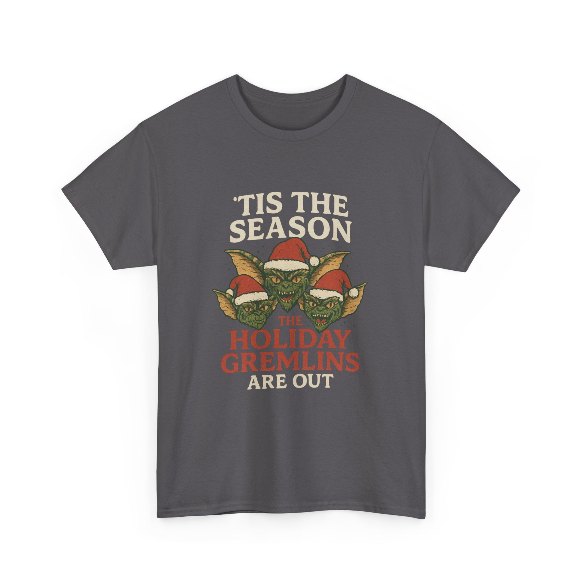 Holiday Gremlins Unisex Tee | Festive Cotton Shirt, Christmas Gift, Funny Holiday Apparel, Seasonal Wear, Unisex T-shirt