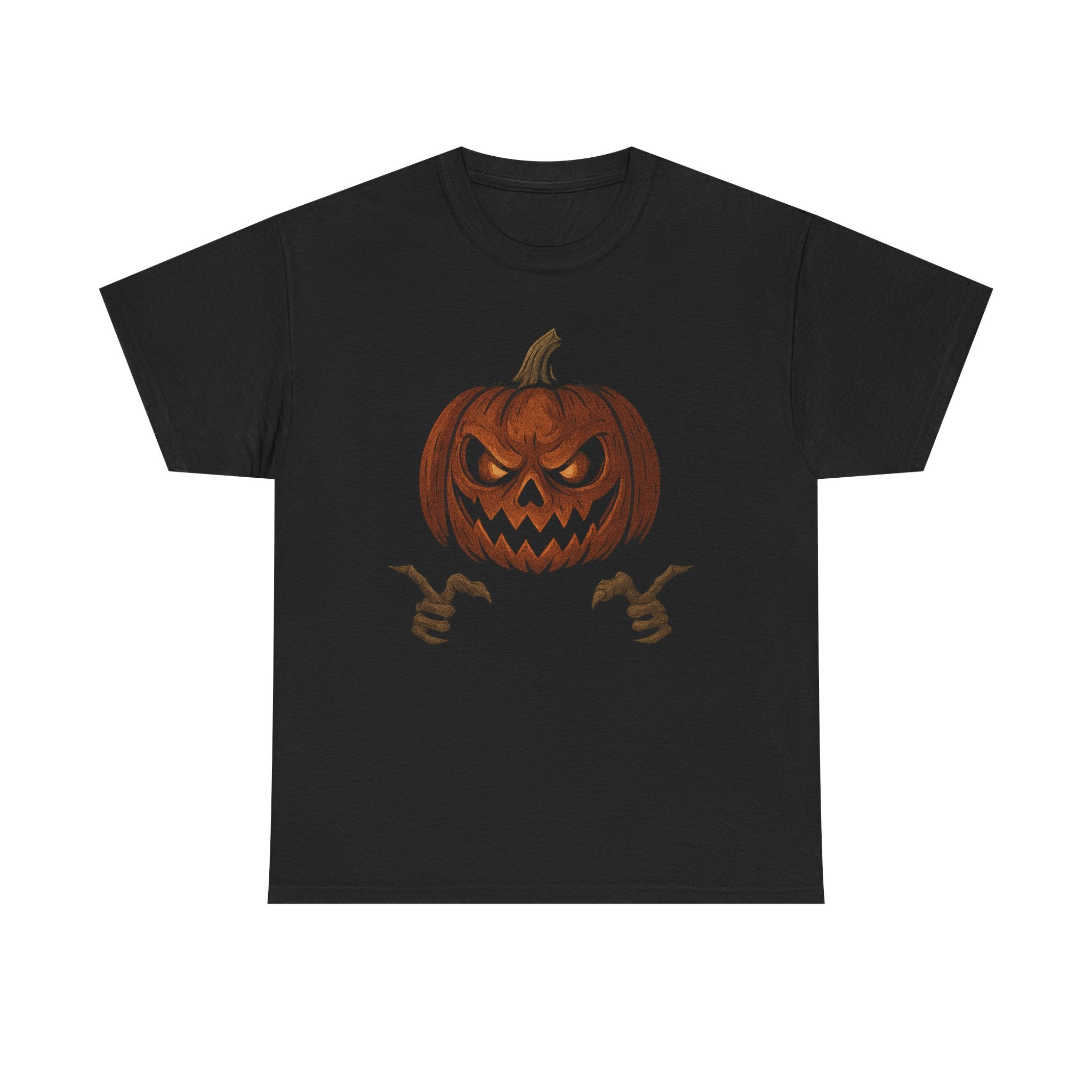 Spooky Pumpkin Tee, Halloween Shirt, Unisex Cotton T-Shirt, Fall Fashion, Halloween Costume