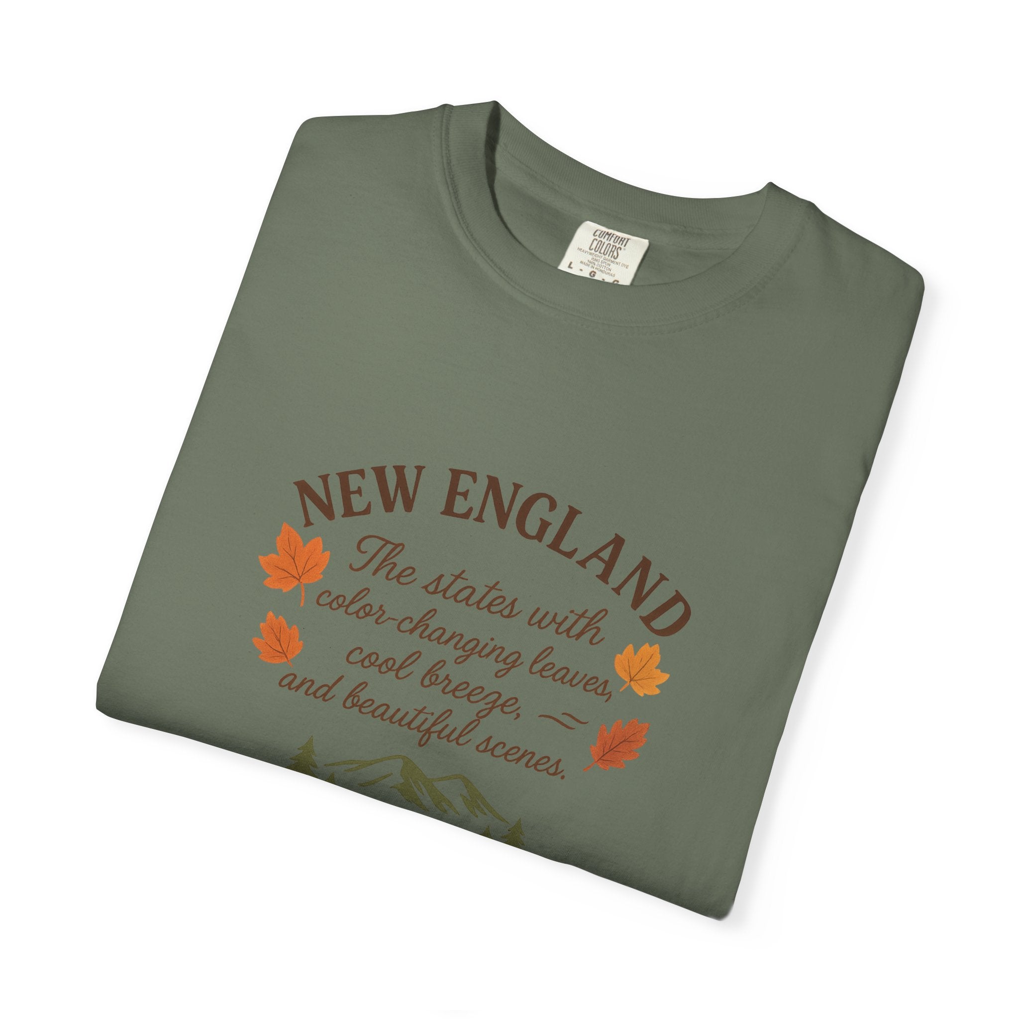 New England Nature Tee, Fall Vibes Shirt, Unisex T-Shirt, Outdoor Adventure Apparel, Gift for Nature Lovers, Autumn Fashion