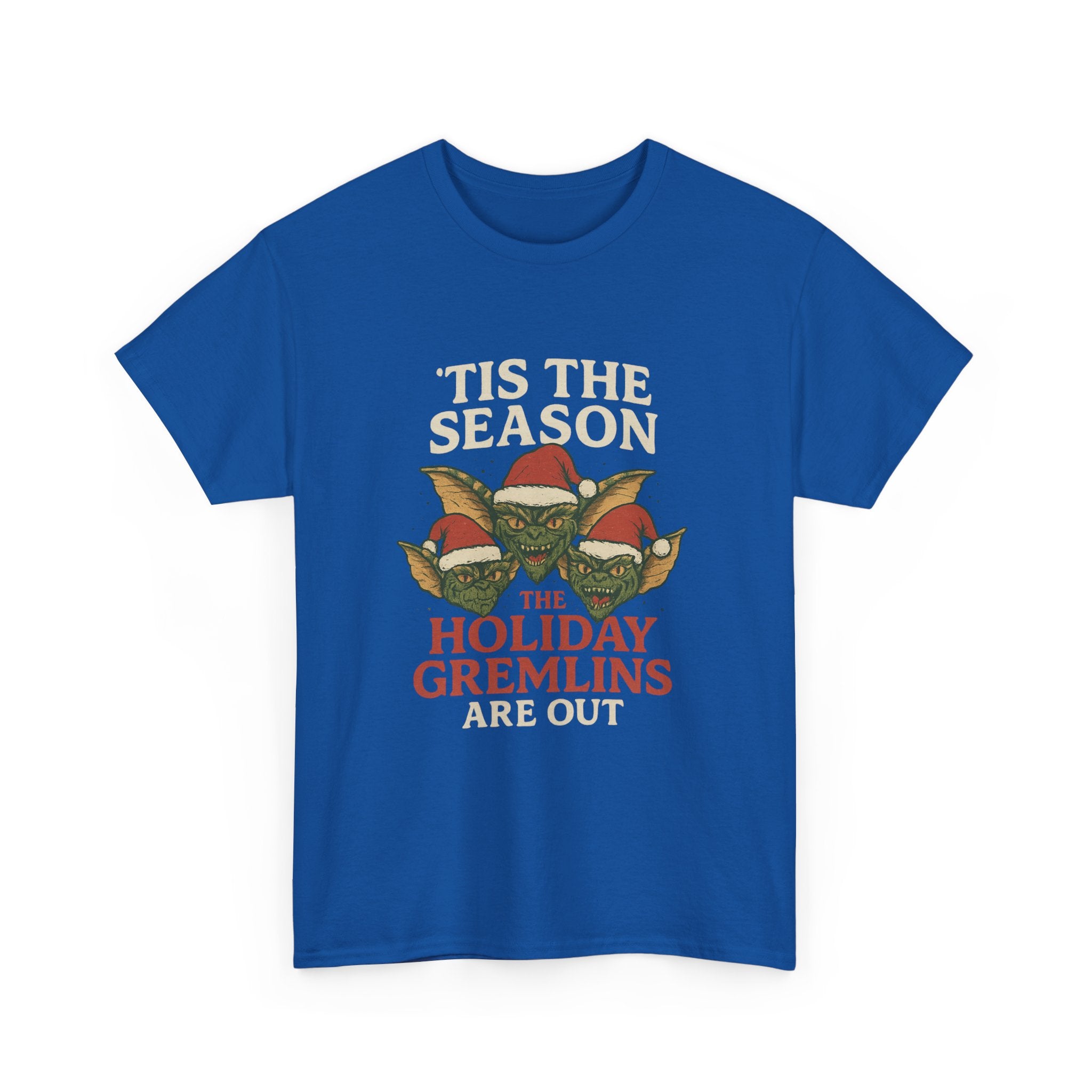 Holiday Gremlins Unisex Tee | Festive Cotton Shirt, Christmas Gift, Funny Holiday Apparel, Seasonal Wear, Unisex T-shirt