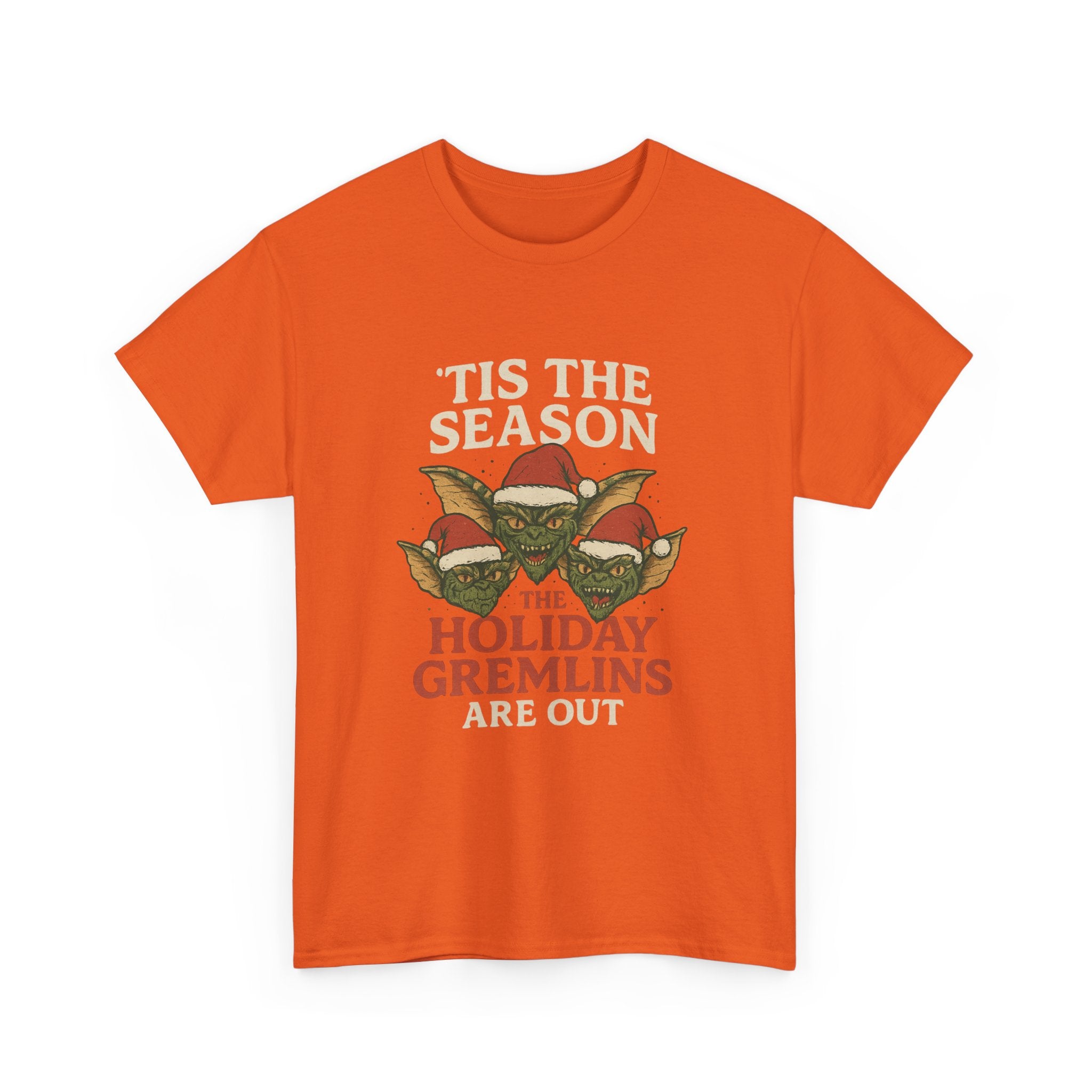 Holiday Gremlins Unisex Tee | Festive Cotton Shirt, Christmas Gift, Funny Holiday Apparel, Seasonal Wear, Unisex T-shirt