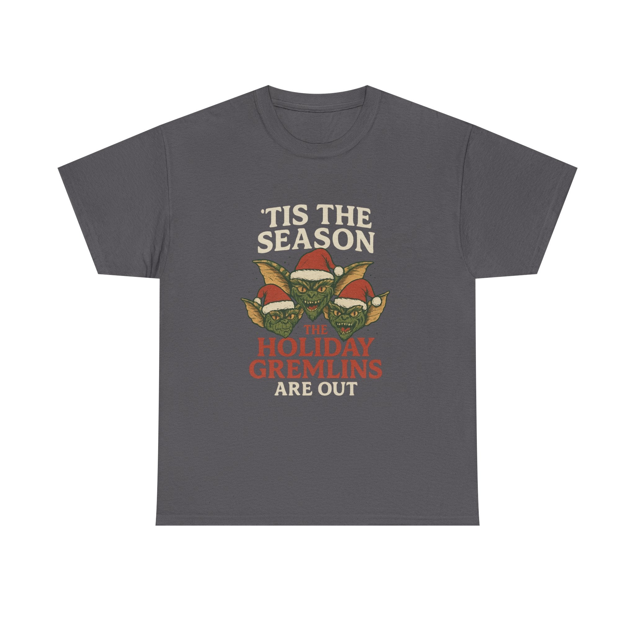 Holiday Gremlins Unisex Tee | Festive Cotton Shirt, Christmas Gift, Funny Holiday Apparel, Seasonal Wear, Unisex T-shirt