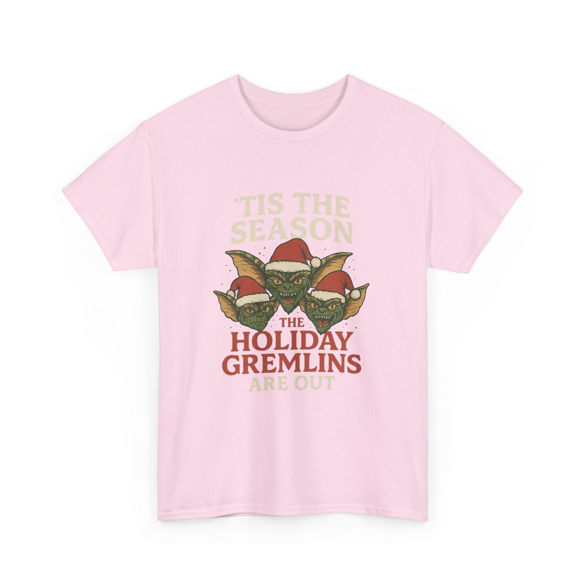 Holiday Gremlins Unisex Tee | Festive Cotton Shirt, Christmas Gift, Funny Holiday Apparel, Seasonal Wear, Unisex T-shirt