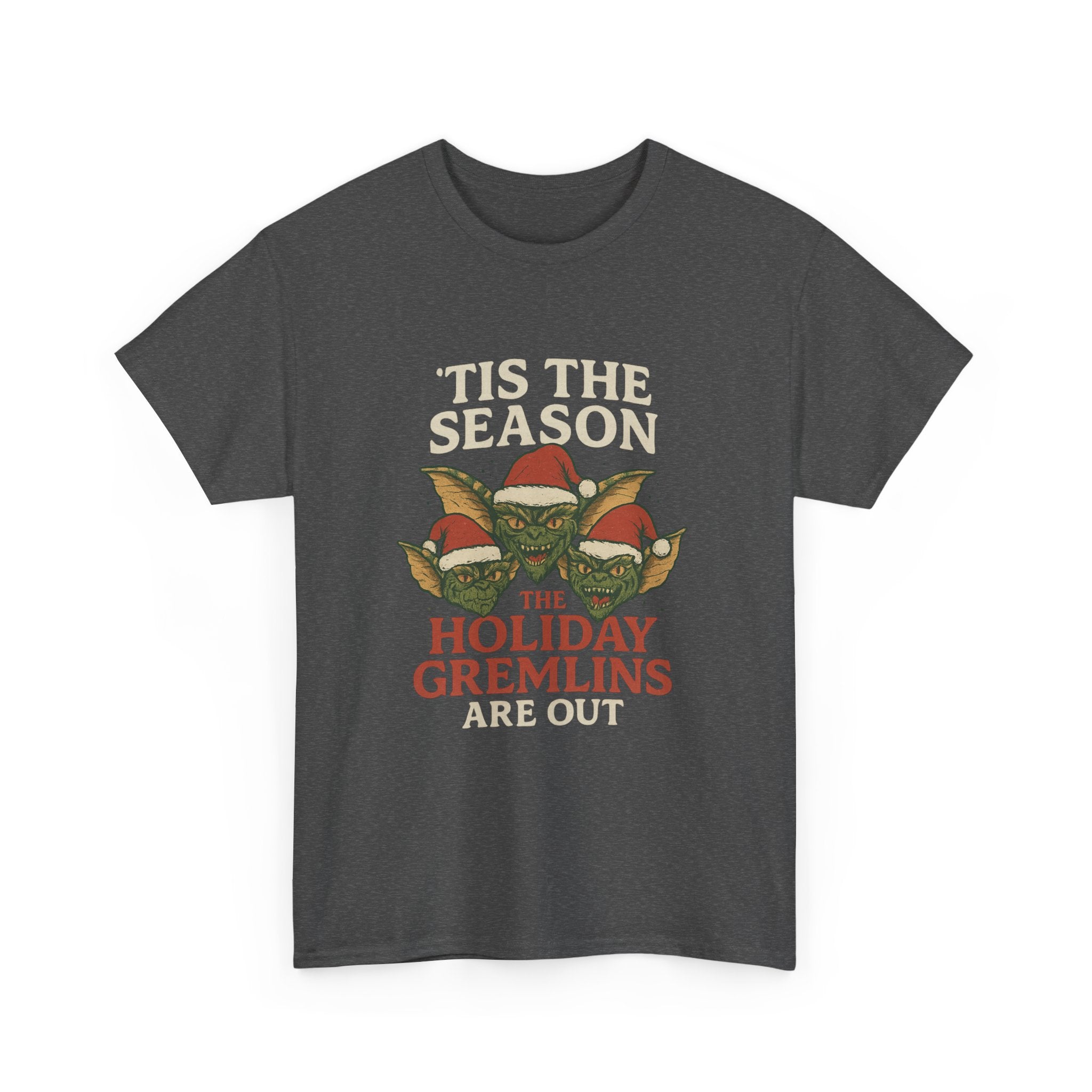Holiday Gremlins Unisex Tee | Festive Cotton Shirt, Christmas Gift, Funny Holiday Apparel, Seasonal Wear, Unisex T-shirt