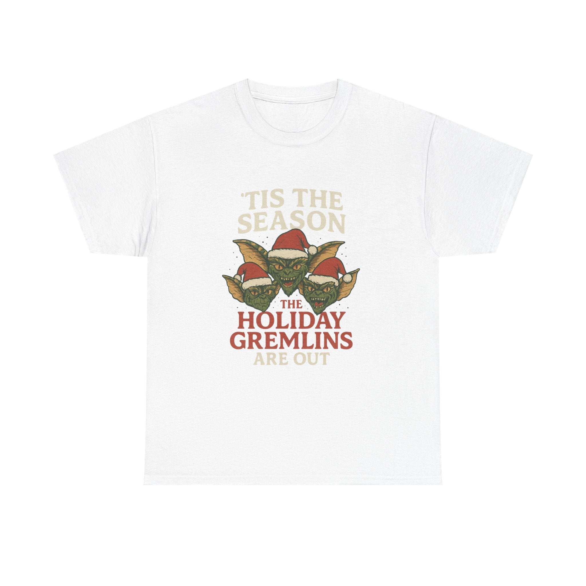 Holiday Gremlins Unisex Tee | Festive Cotton Shirt, Christmas Gift, Funny Holiday Apparel, Seasonal Wear, Unisex T-shirt