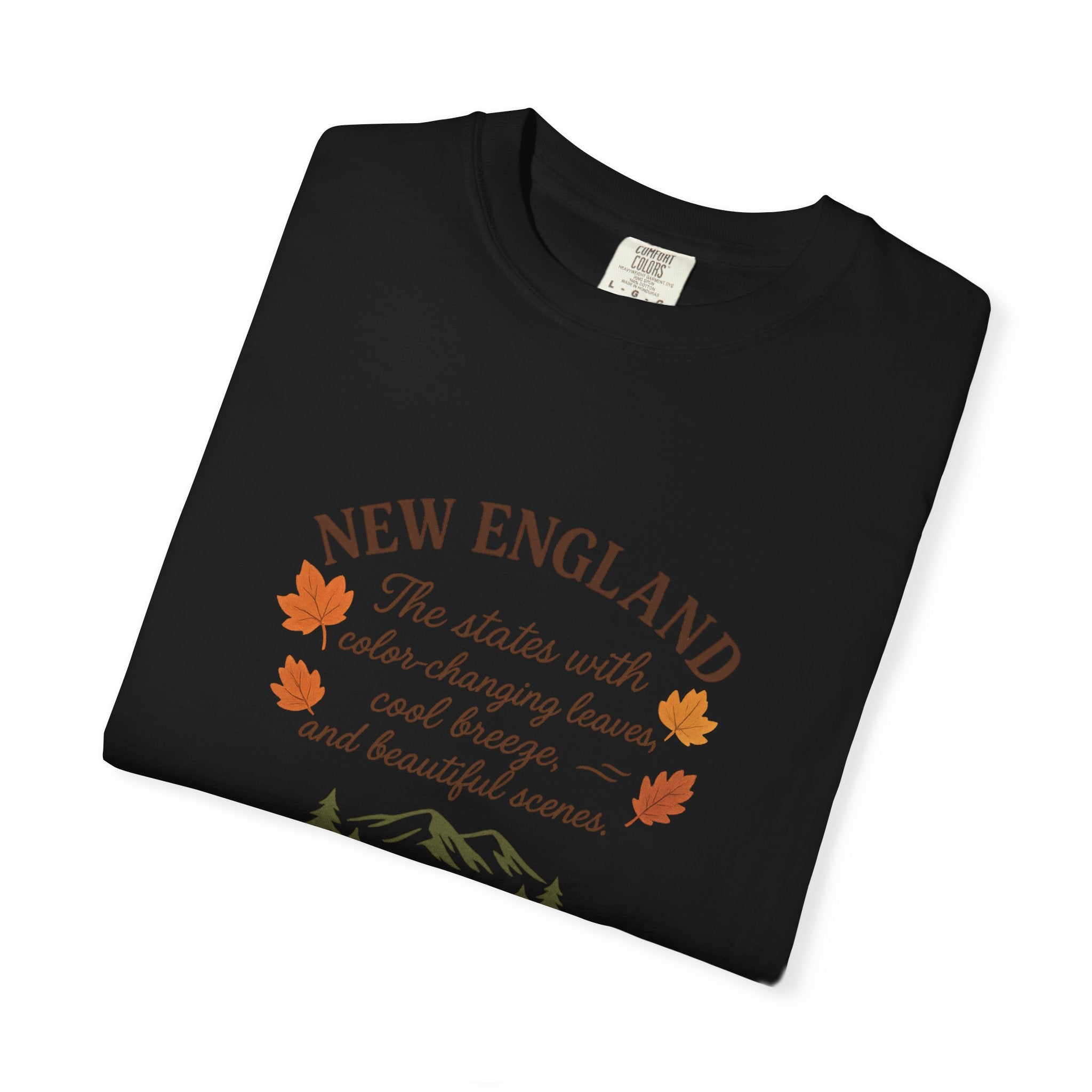 New England Nature Tee, Fall Vibes Shirt, Unisex T-Shirt, Outdoor Adventure Apparel, Gift for Nature Lovers, Autumn Fashion