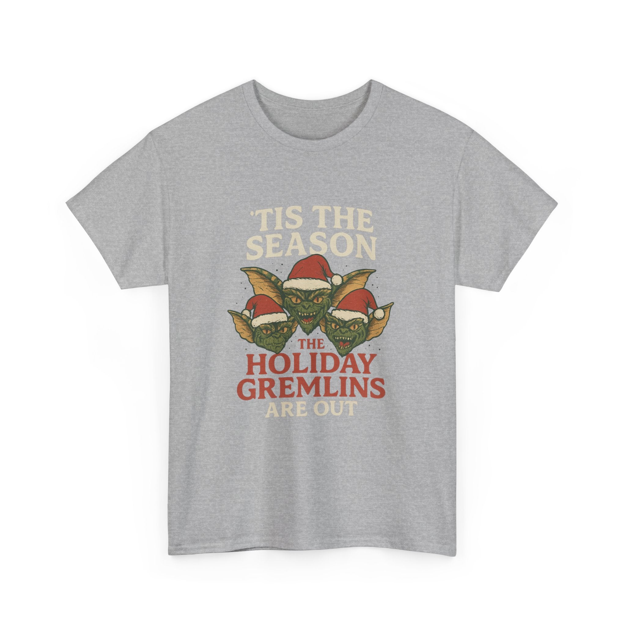 Holiday Gremlins Unisex Tee | Festive Cotton Shirt, Christmas Gift, Funny Holiday Apparel, Seasonal Wear, Unisex T-shirt