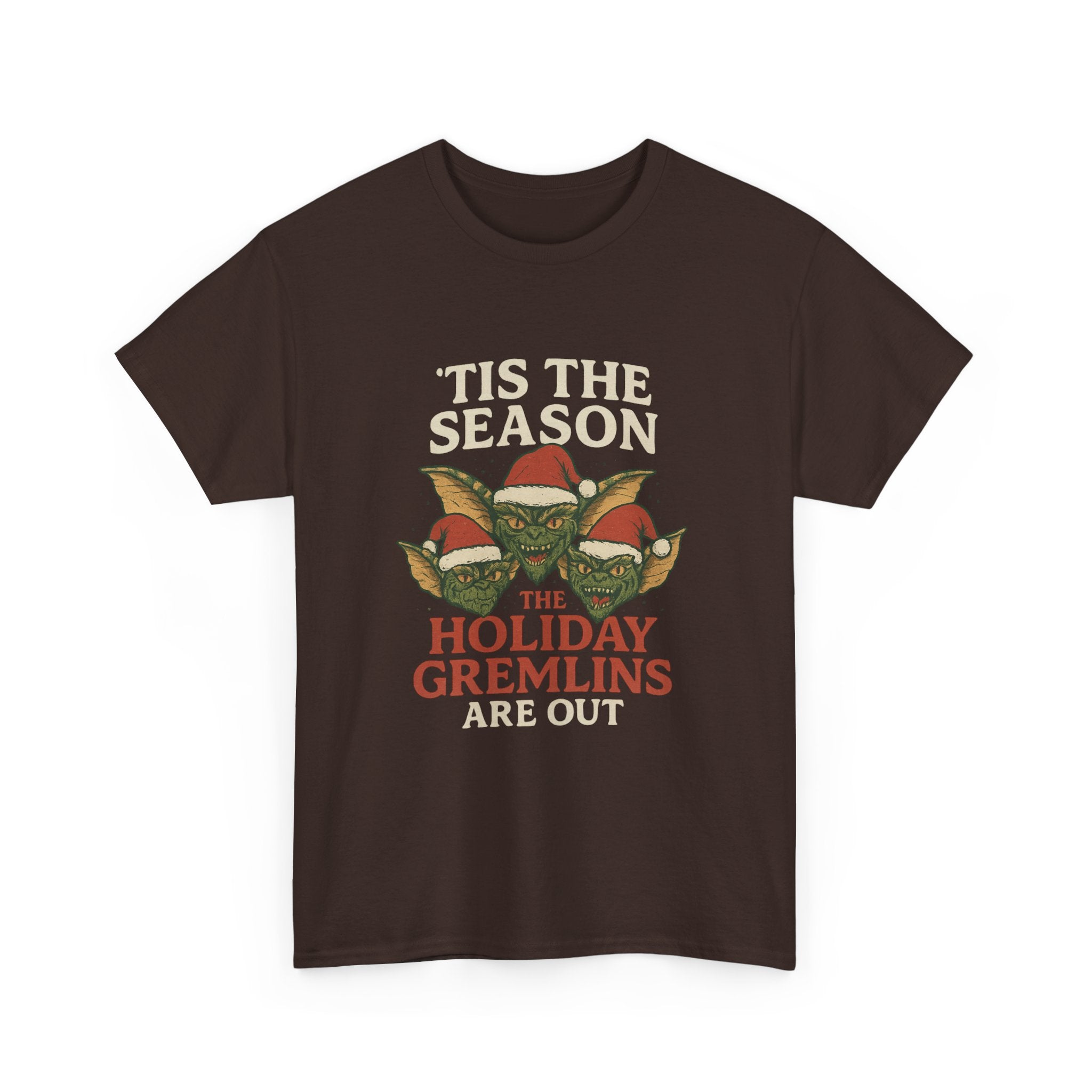 Holiday Gremlins Unisex Tee | Festive Cotton Shirt, Christmas Gift, Funny Holiday Apparel, Seasonal Wear, Unisex T-shirt
