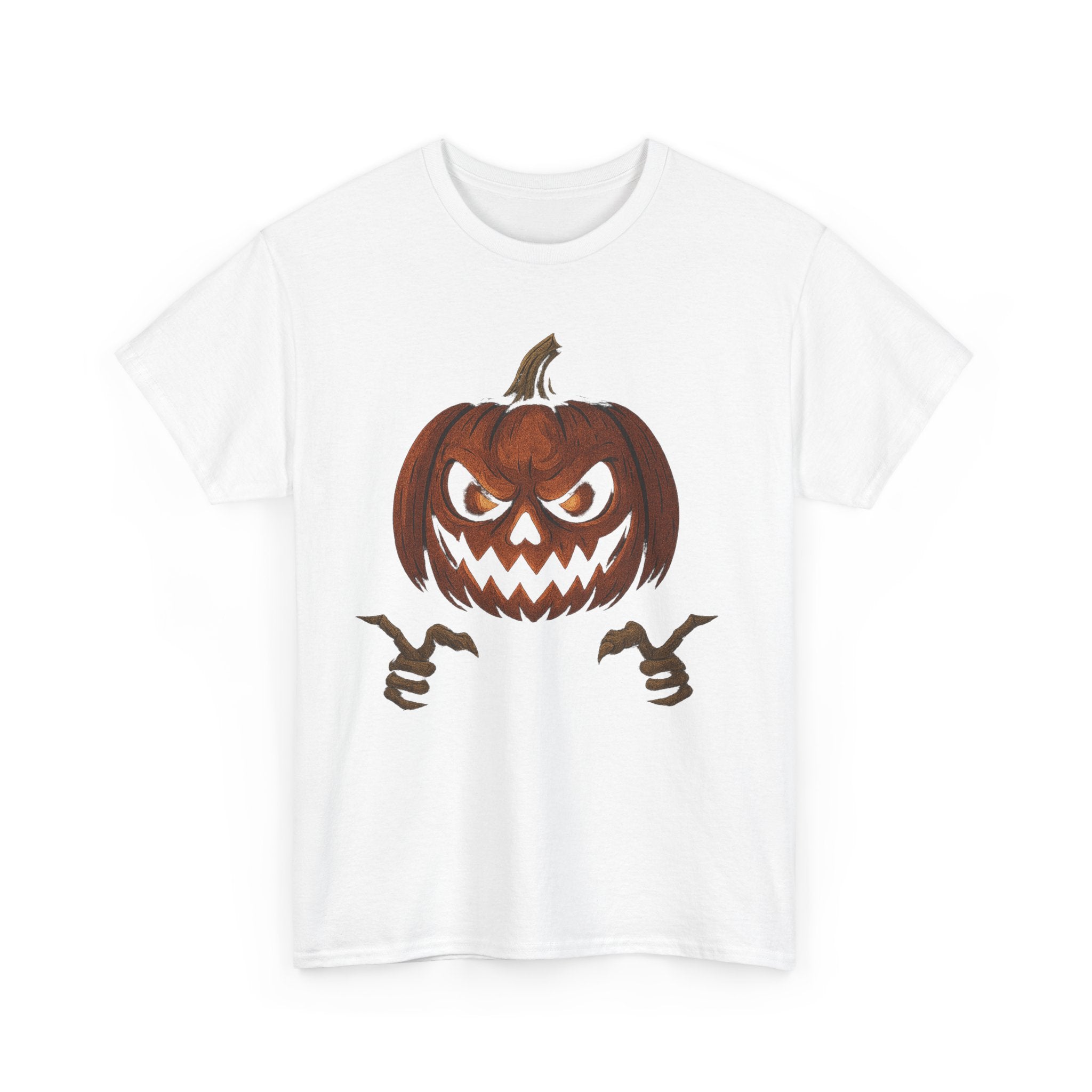 Spooky Pumpkin Tee, Halloween Shirt, Unisex Cotton T-Shirt, Fall Fashion, Halloween Costume