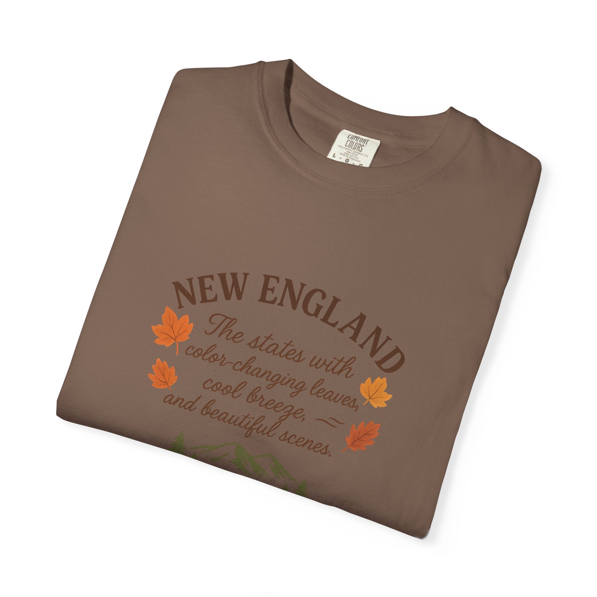 New England Nature Tee, Fall Vibes Shirt, Unisex T-Shirt, Outdoor Adventure Apparel, Gift for Nature Lovers, Autumn Fashion