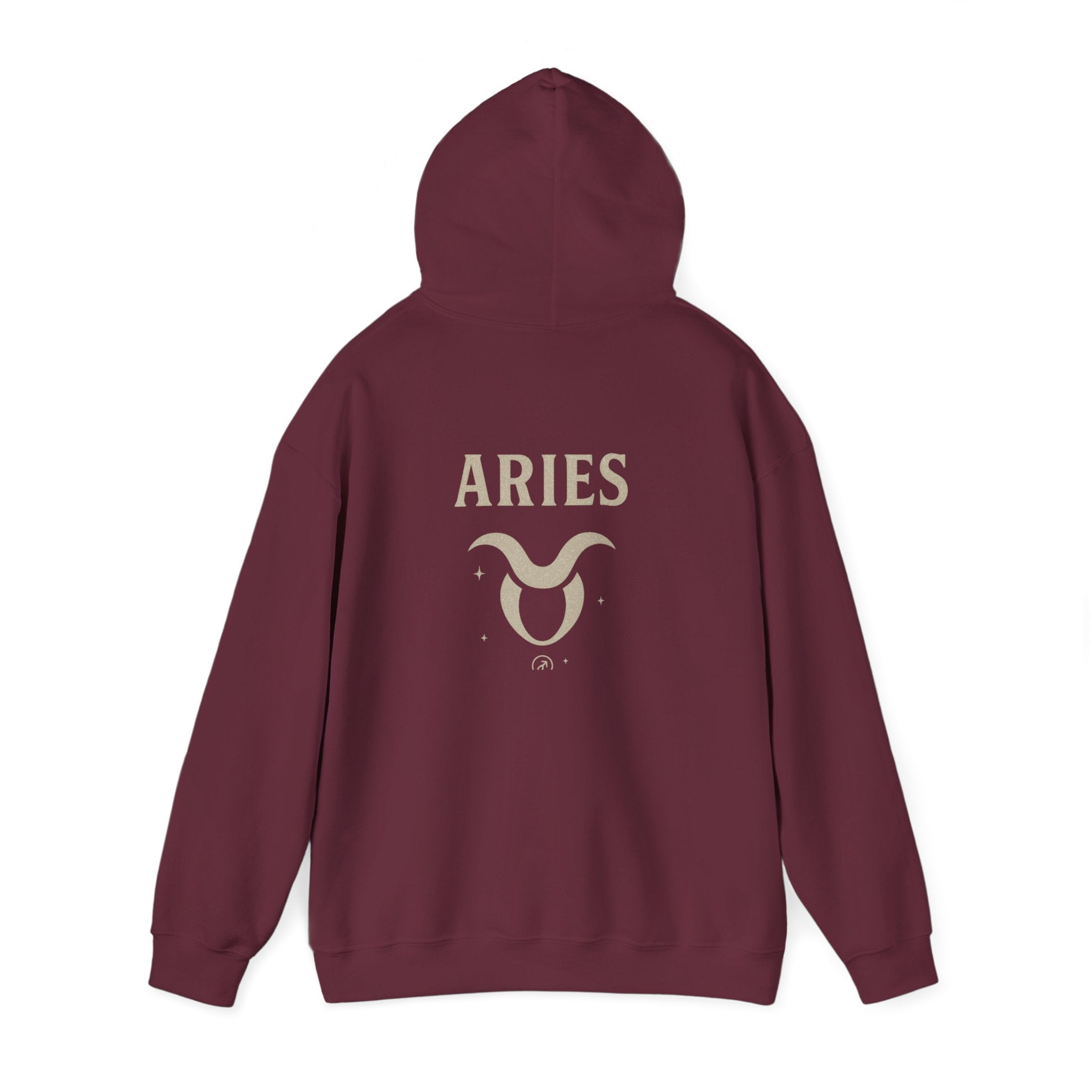 Aries Zodiac Hoodie - Unisex Heavy Blend Sweatshirt, Astrology Gift, Bold Statement Apparel, Cozy Everyday Wear, Perfect for Birthdays