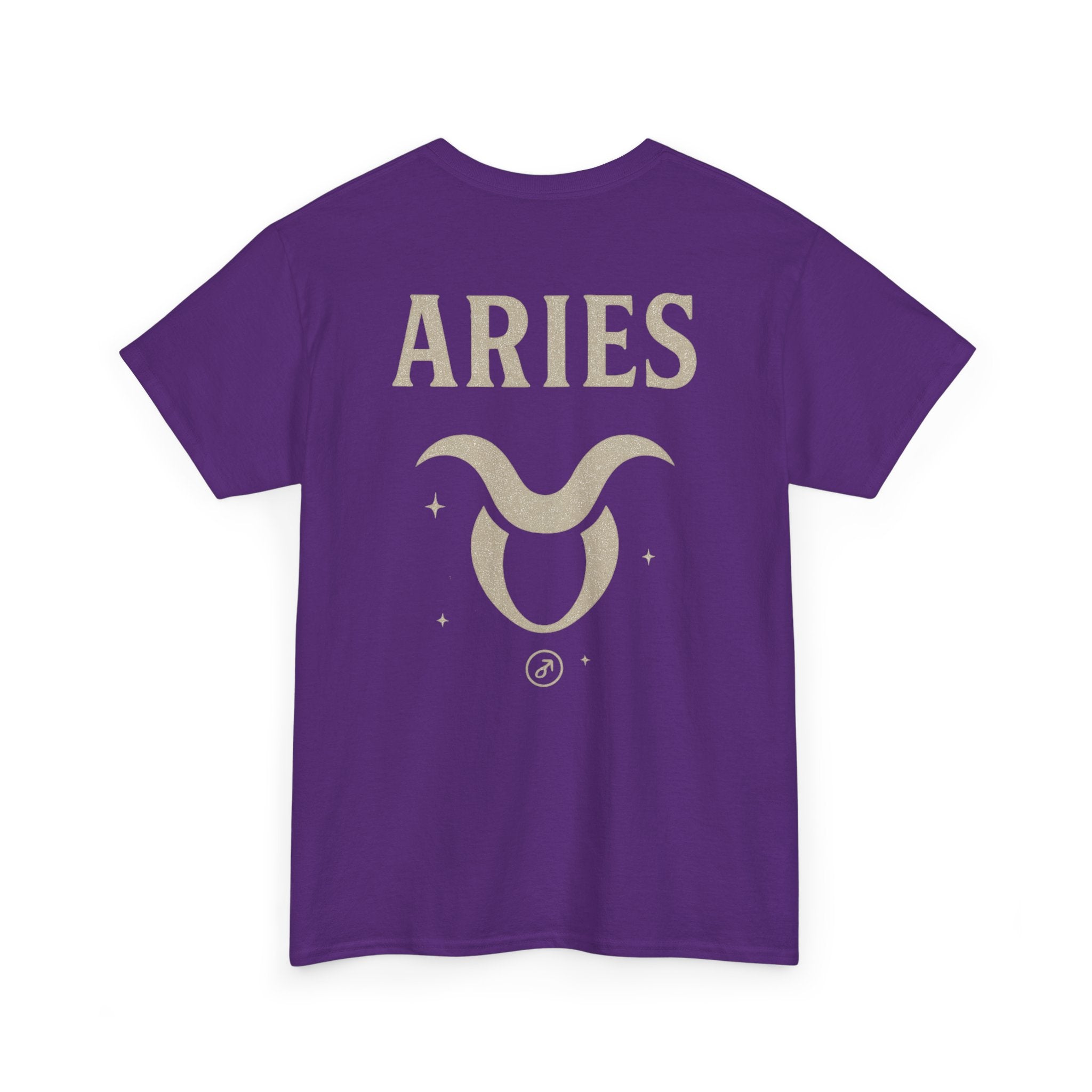 Astrology Aries Unisex Heavy Cotton Tee, Horoscope Shirt, Zodiac Gift, Birthday Apparel, Astrology Lovers Tee