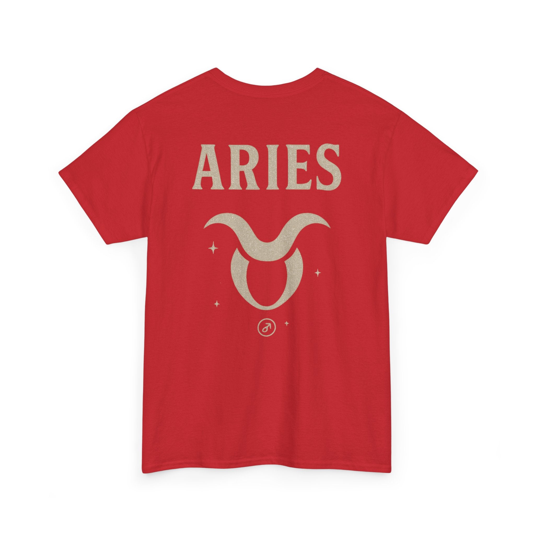 Astrology Aries Unisex Heavy Cotton Tee, Horoscope Shirt, Zodiac Gift, Birthday Apparel, Astrology Lovers Tee