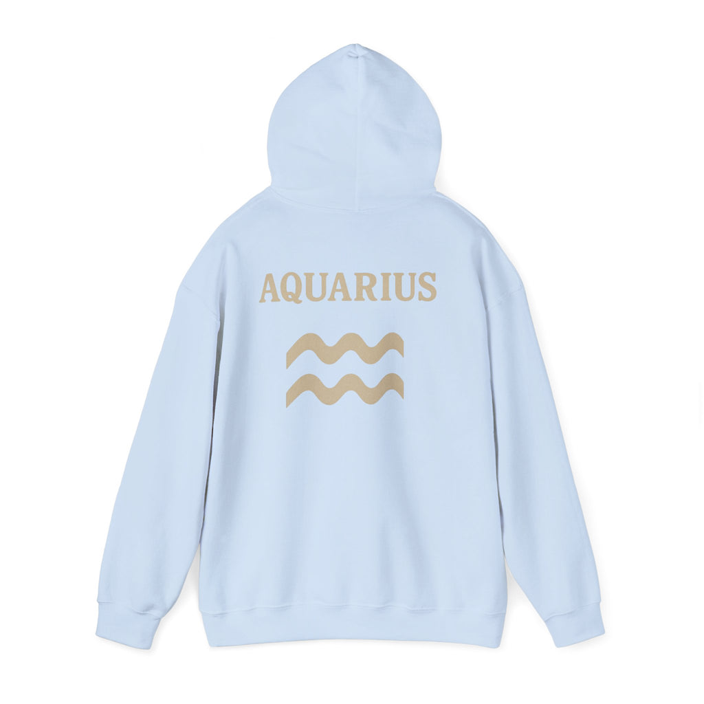 Aquarius Zodiac Hoodie - Cozy Astrology Sweatshirt, Unisex Astrology Gear, Horoscope Gift, Zodiac Apparel, Horoscope Sweatshirt
