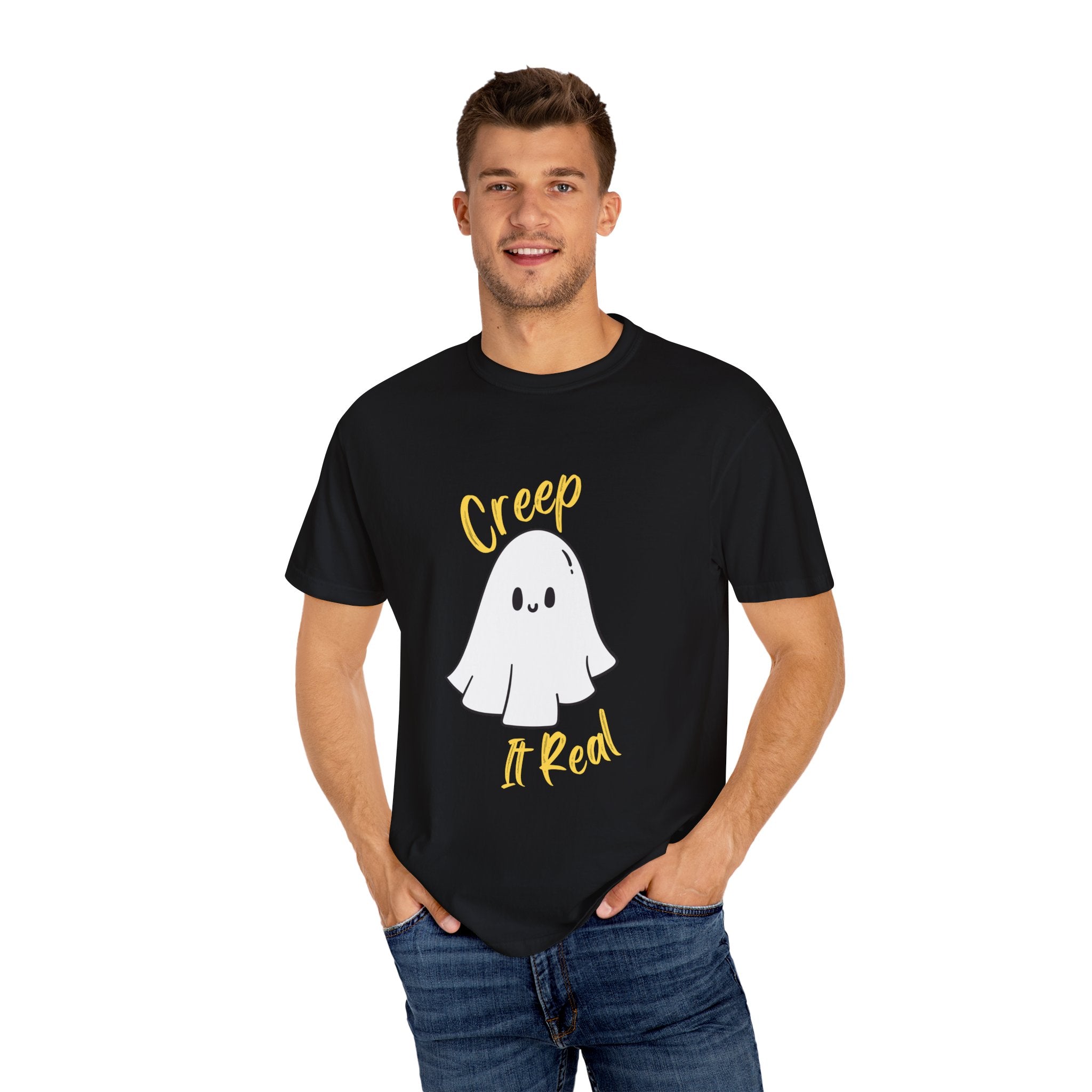 Creepy Cute Unisex T-Shirt | Perfect for Halloween, Casual Wear, Gifts, Ghost Lovers, Funny Tee
