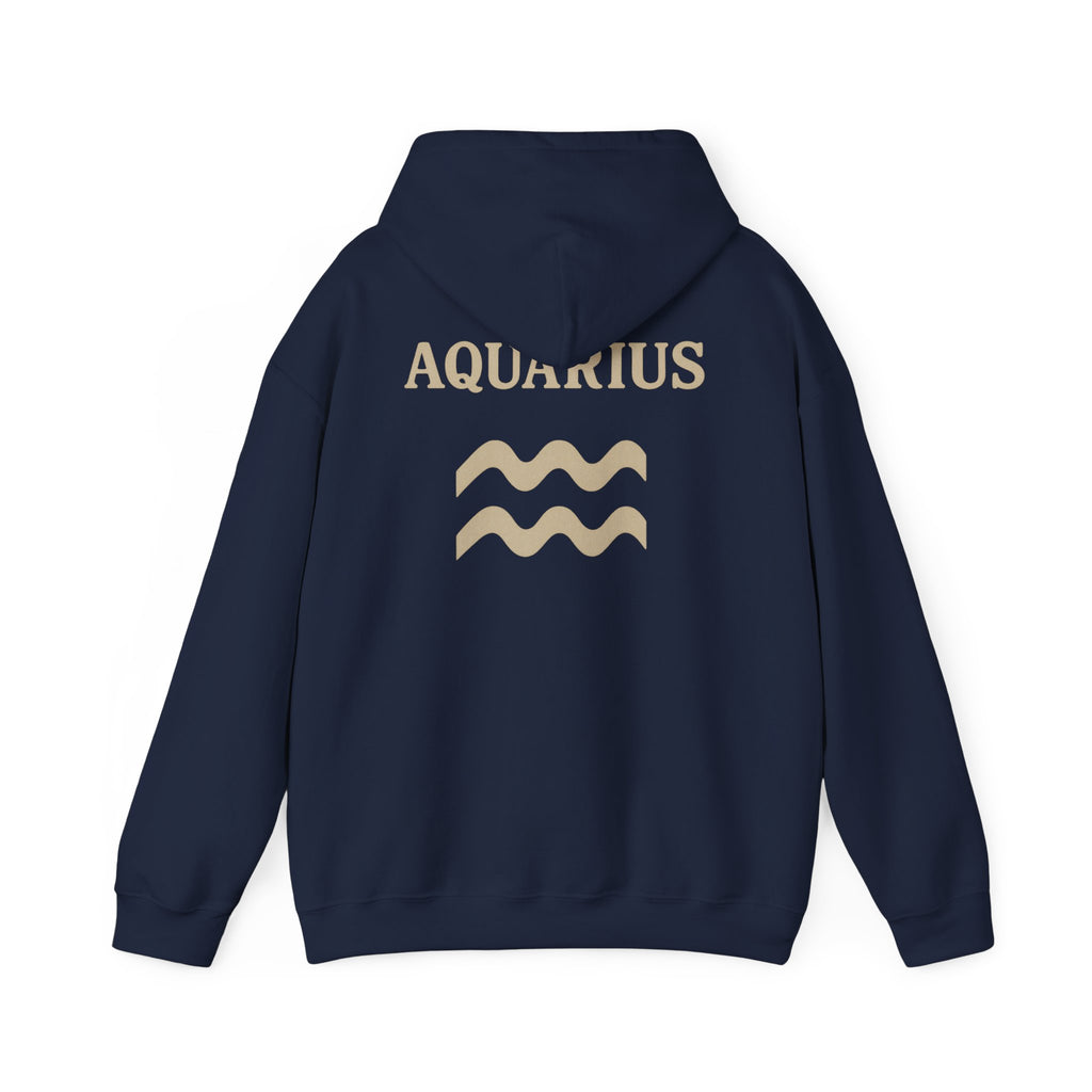Aquarius Zodiac Hoodie - Cozy Astrology Sweatshirt, Unisex Astrology Gear, Horoscope Gift, Zodiac Apparel, Horoscope Sweatshirt