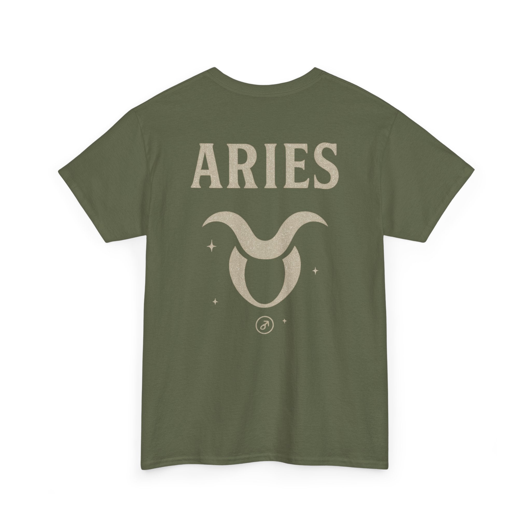 Astrology Aries Unisex Heavy Cotton Tee, Horoscope Shirt, Zodiac Gift, Birthday Apparel, Astrology Lovers Tee