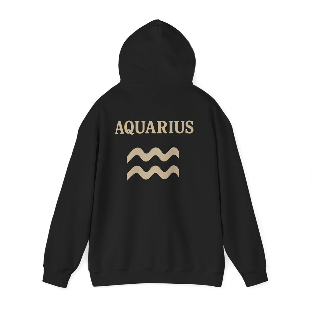 Aquarius Zodiac Hoodie - Cozy Astrology Sweatshirt, Unisex Astrology Gear, Horoscope Gift, Zodiac Apparel, Horoscope Sweatshirt