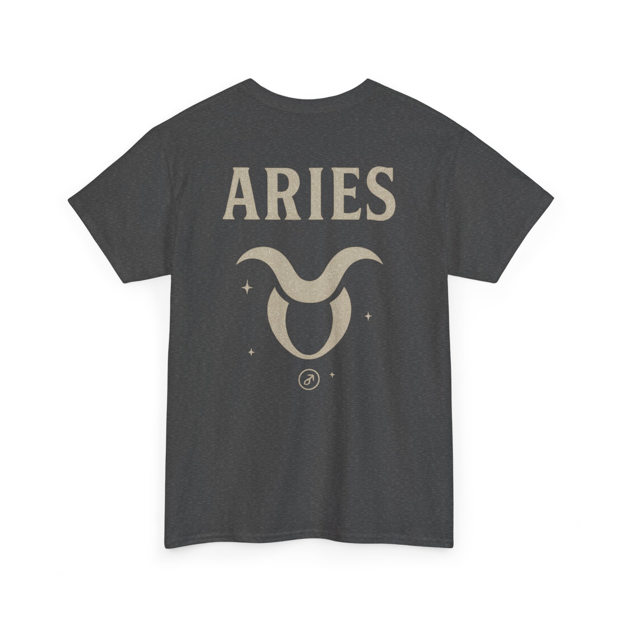 Astrology Aries Unisex Heavy Cotton Tee, Horoscope Shirt, Zodiac Gift, Birthday Apparel, Astrology Lovers Tee