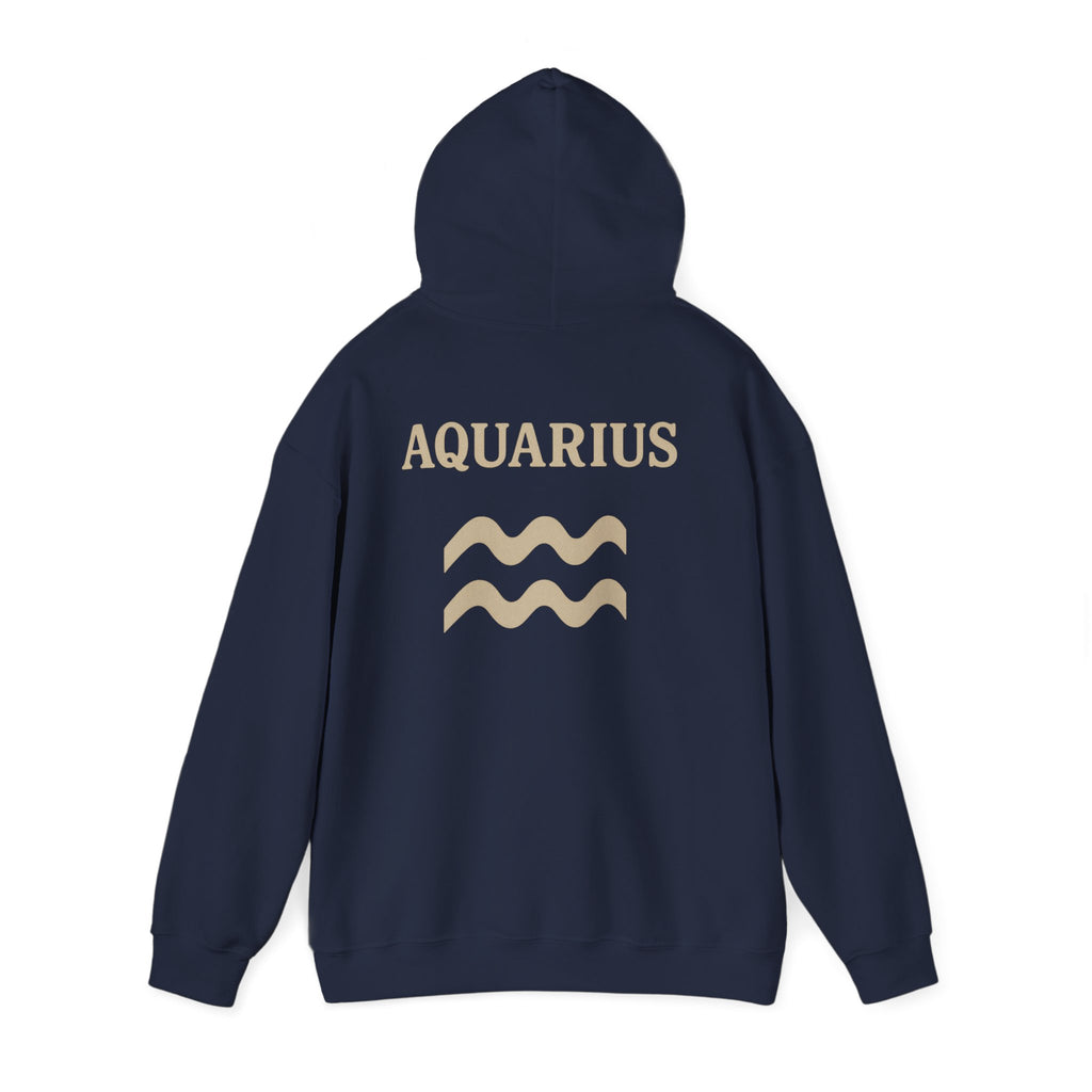 Aquarius Zodiac Hoodie - Cozy Astrology Sweatshirt, Unisex Astrology Gear, Horoscope Gift, Zodiac Apparel, Horoscope Sweatshirt