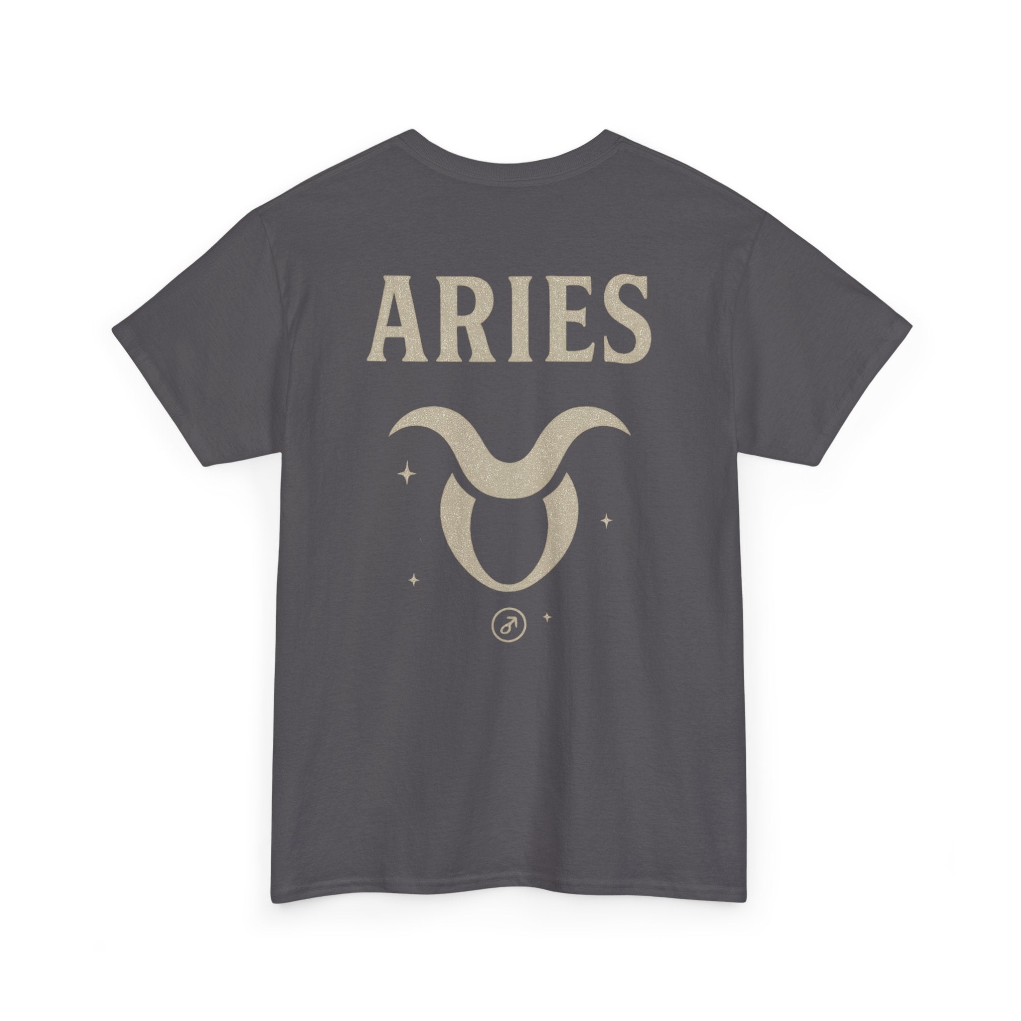 Astrology Aries Unisex Heavy Cotton Tee, Horoscope Shirt, Zodiac Gift, Birthday Apparel, Astrology Lovers Tee