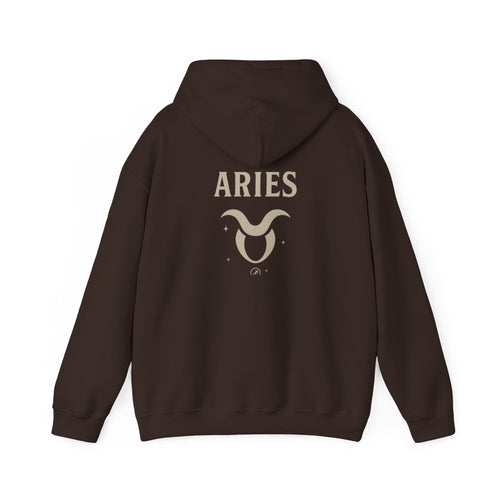 Aries Zodiac Hoodie - Unisex Heavy Blend Sweatshirt, Astrology Gift, Bold Statement Apparel, Cozy Everyday Wear, Perfect for Birthdays