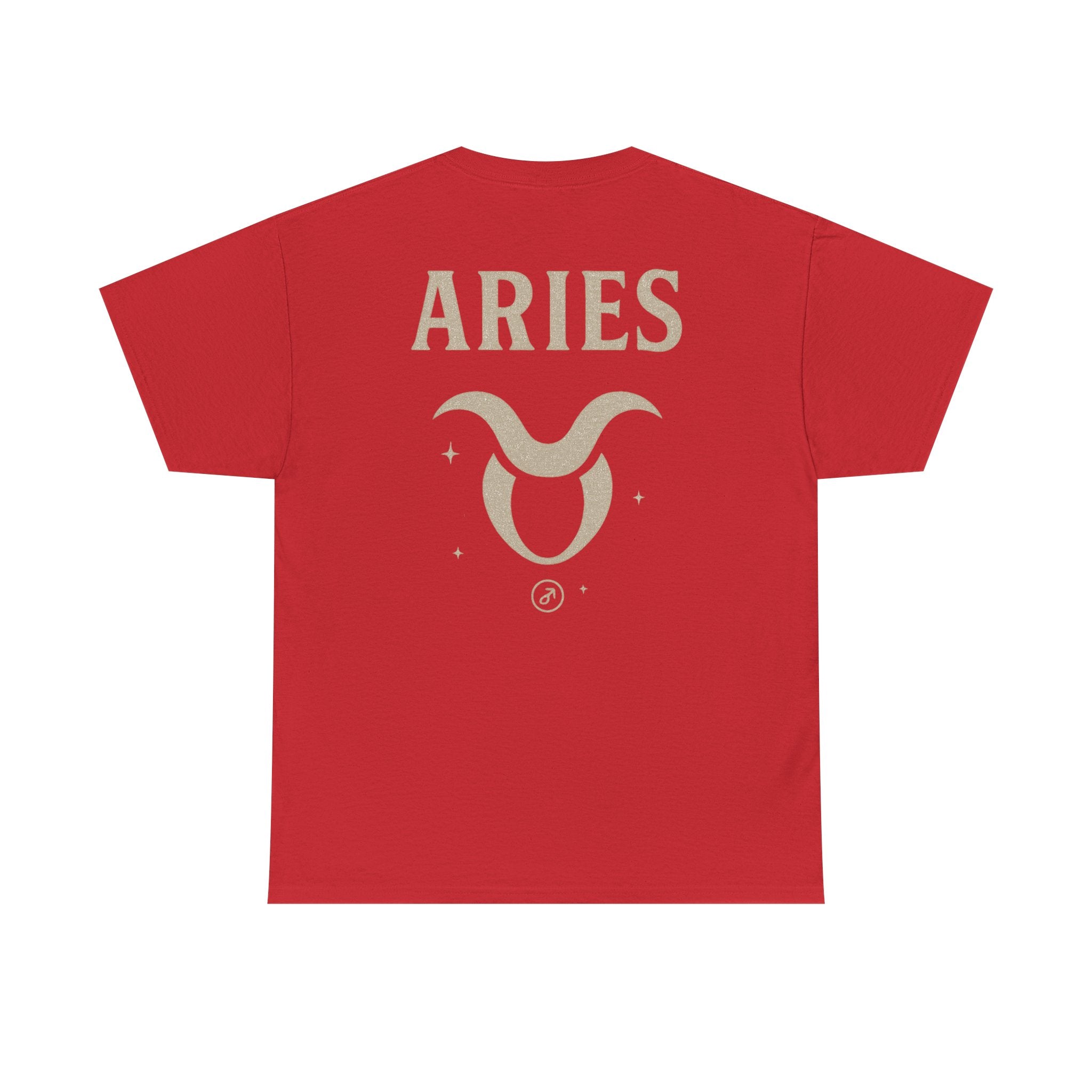 Astrology Aries Unisex Heavy Cotton Tee, Horoscope Shirt, Zodiac Gift, Birthday Apparel, Astrology Lovers Tee
