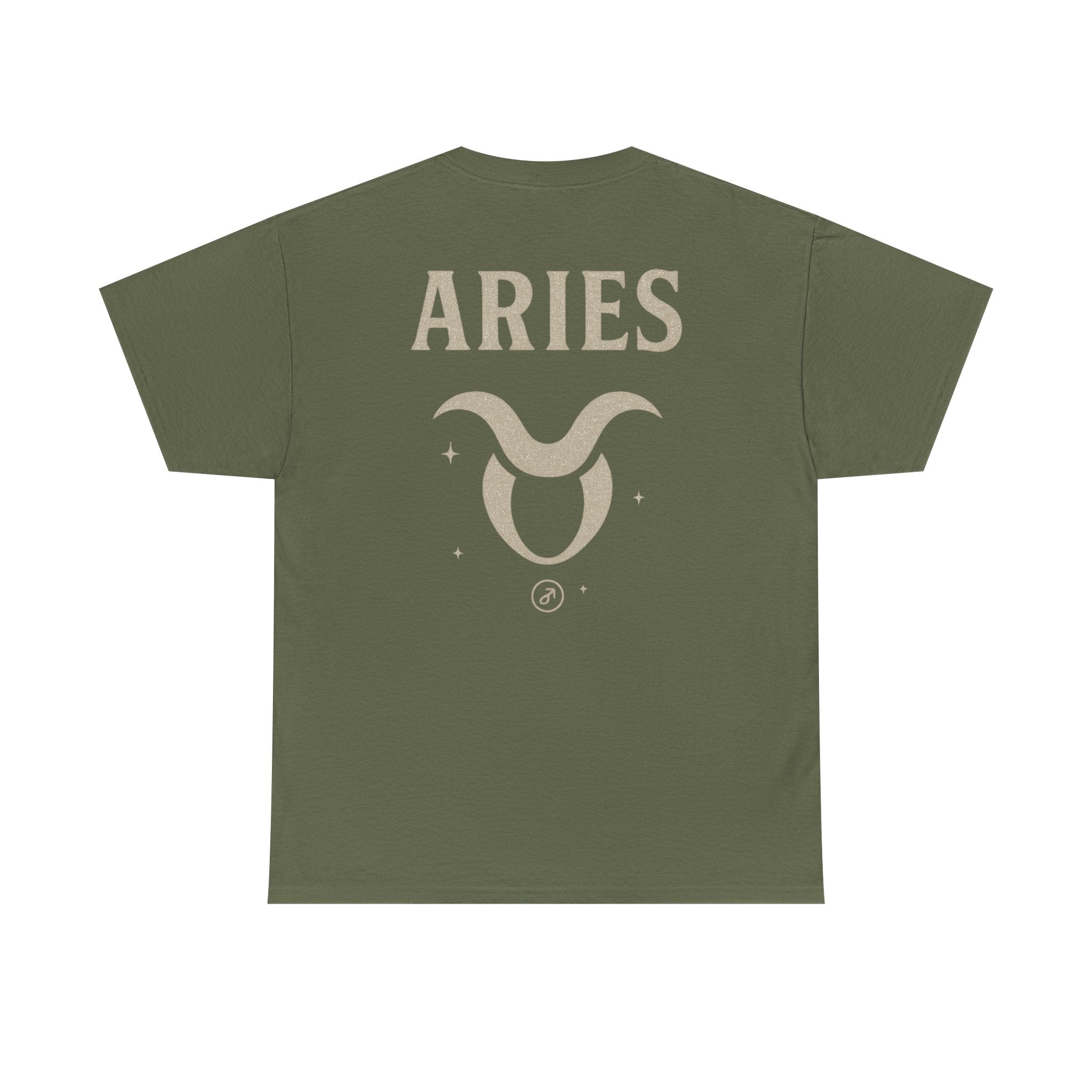 Astrology Aries Unisex Heavy Cotton Tee, Horoscope Shirt, Zodiac Gift, Birthday Apparel, Astrology Lovers Tee