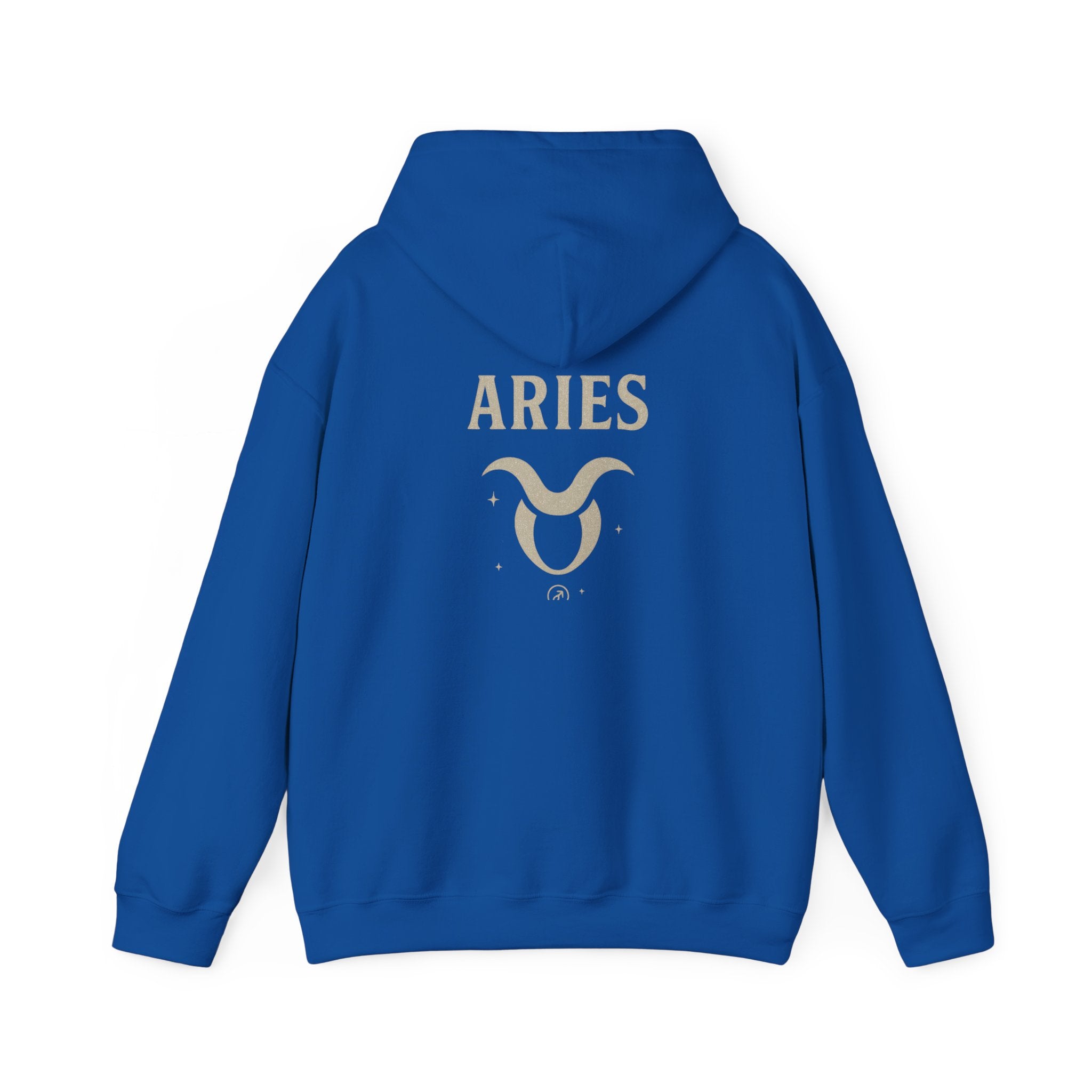 Aries Zodiac Hoodie - Unisex Heavy Blend Sweatshirt, Astrology Gift, Bold Statement Apparel, Cozy Everyday Wear, Perfect for Birthdays