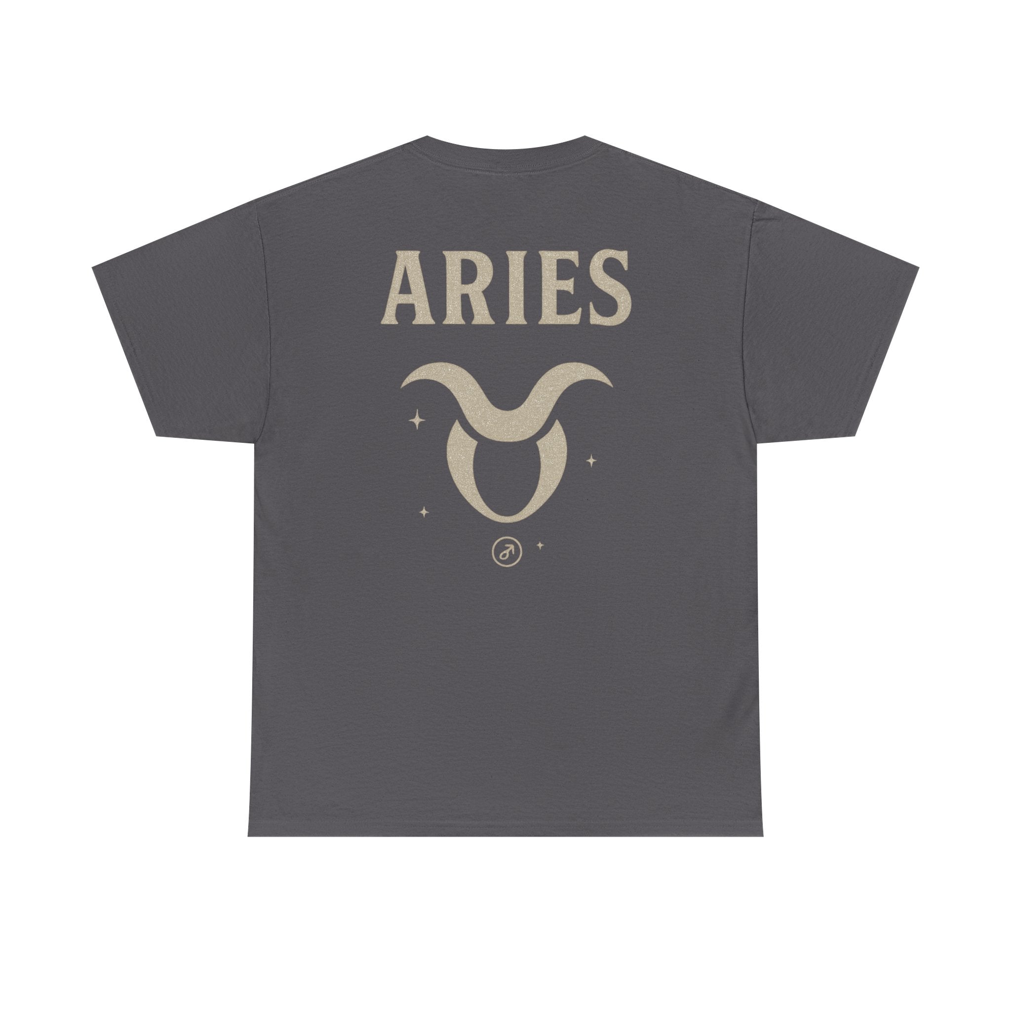 Astrology Aries Unisex Heavy Cotton Tee, Horoscope Shirt, Zodiac Gift, Birthday Apparel, Astrology Lovers Tee